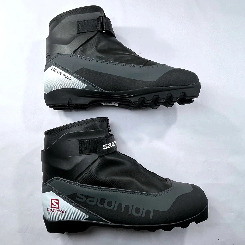 NEW Salomon Escape Plus Prolink Cross Country Ski Boots Mens 8.5 Black Winter